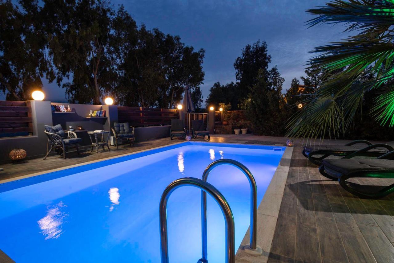 Maia Luxury Pool Villa Afantou Exterior photo